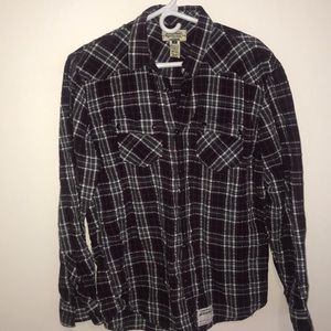 3/$25 Vintage Flannel plaid long sleeve buttondown shirt